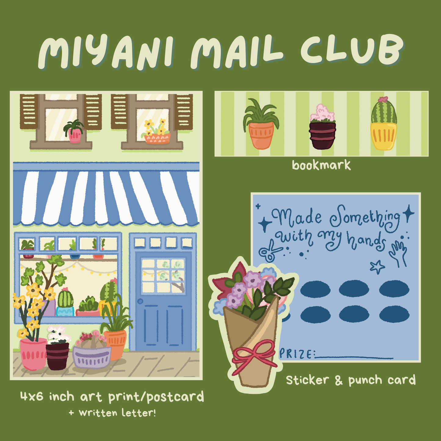 Monthly Snail Mail Club [Select Subscription Option]