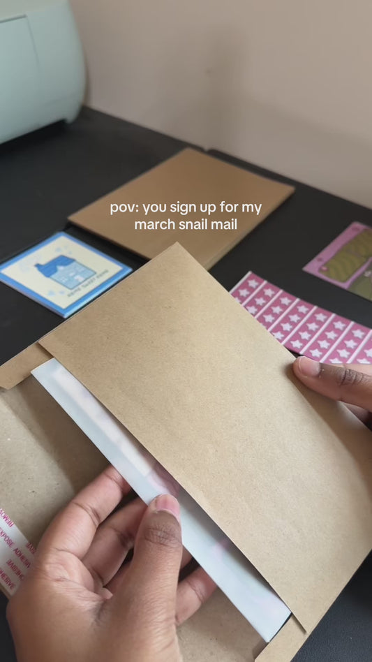Monthly Snail Mail Club [Select Subscription Option]